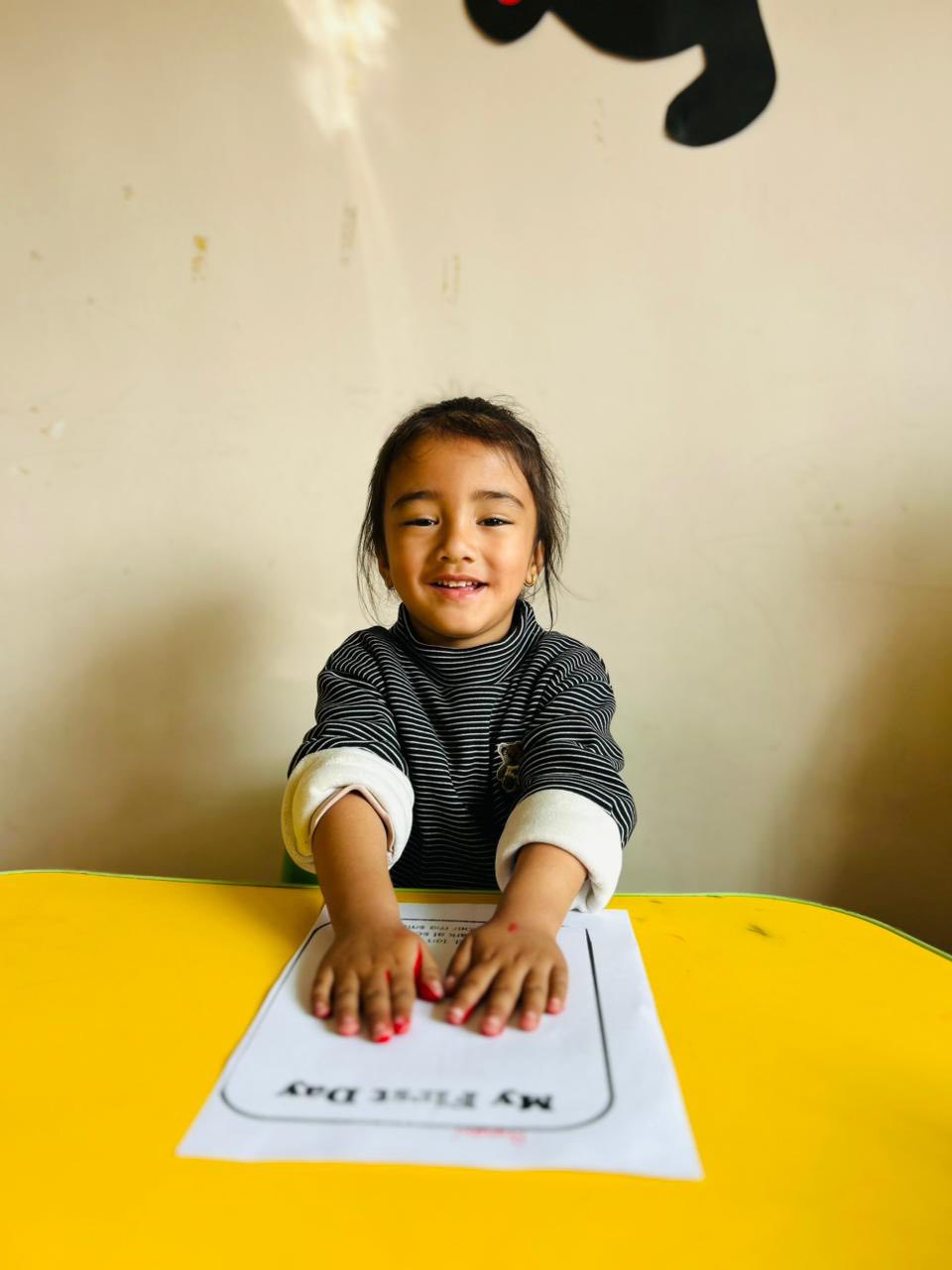 Outdoor play session at EuroKids Mulpani best preschool Nepal