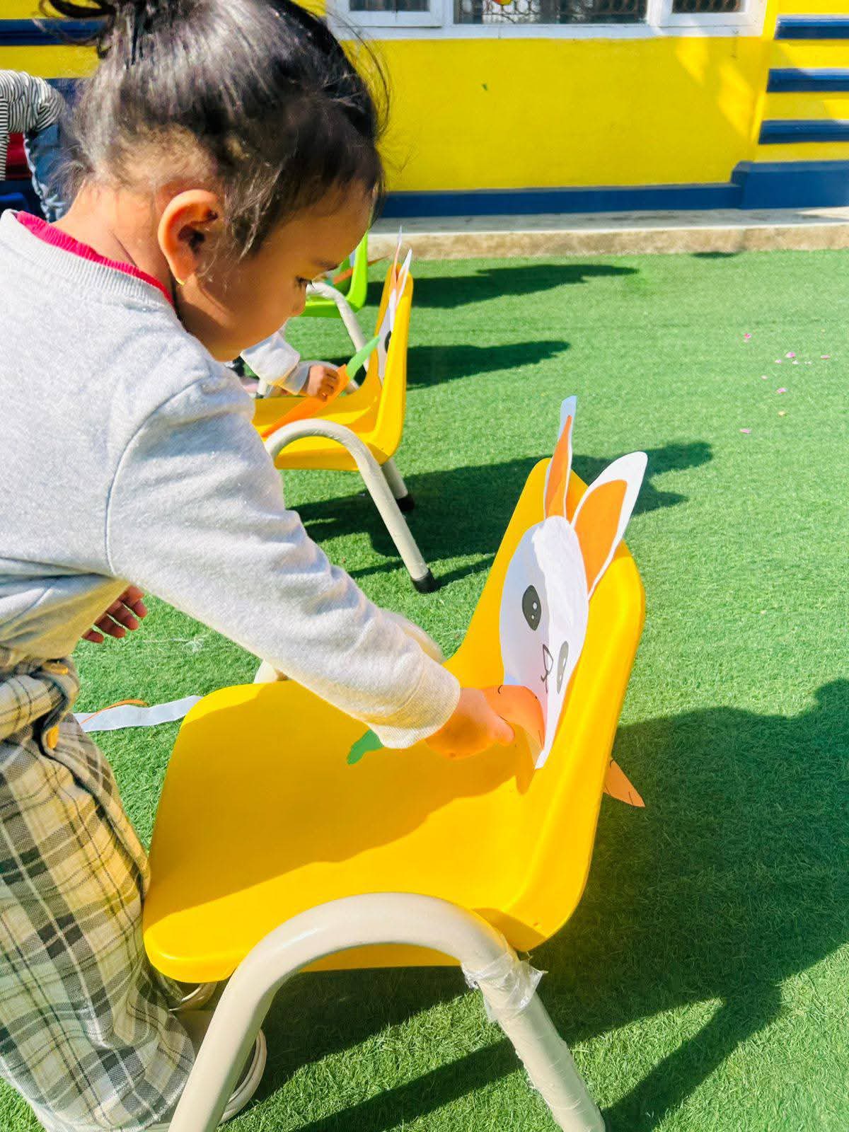 Fun learning games at EuroKids Mulpani preschool Nepal